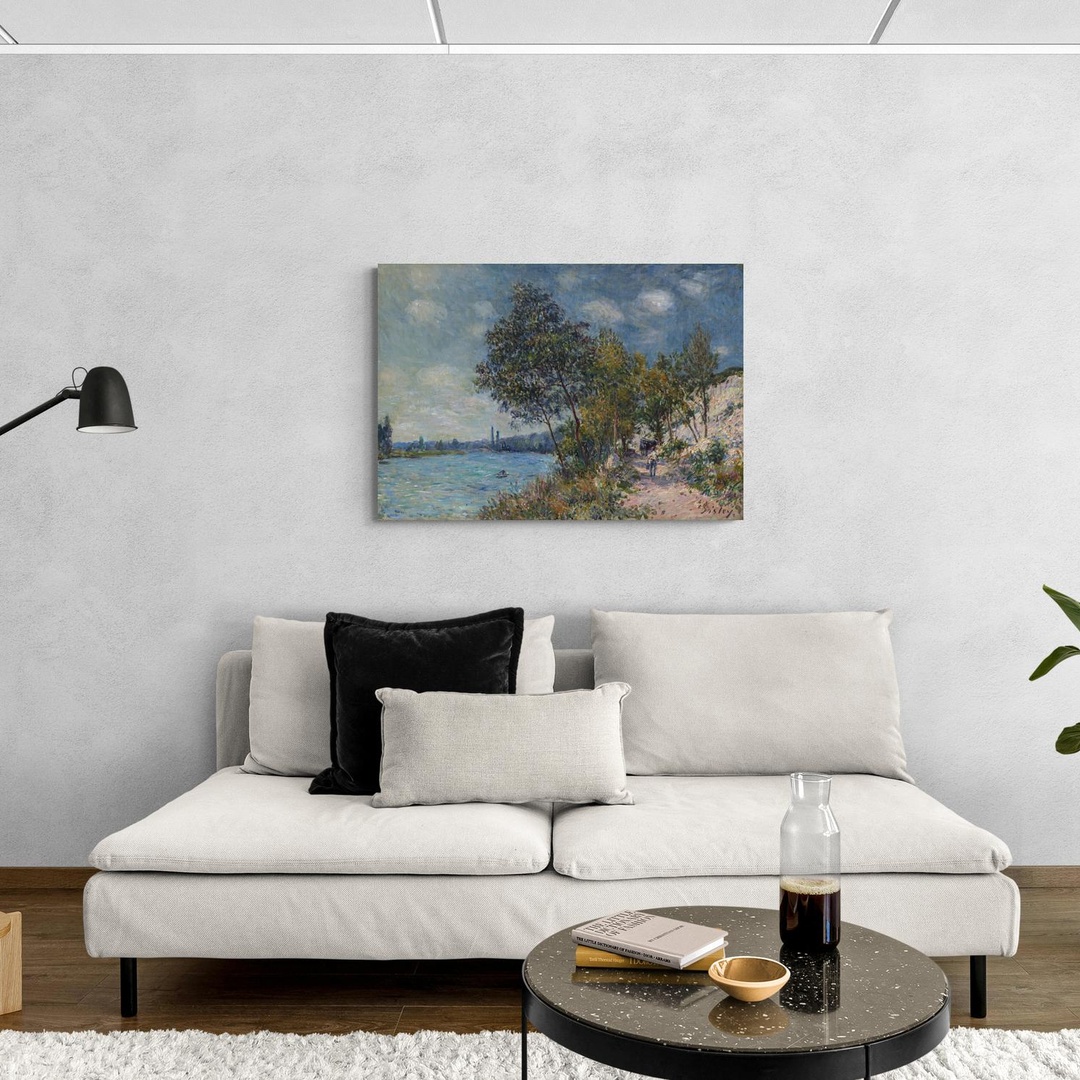 Le cave di pietra a Veneux al sole - Alfred Sisley Alfred Sisley scena-3-100x70-senza