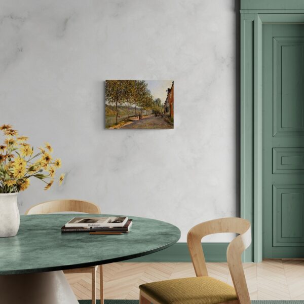 Mattina di Giugno a Saint-Mammes - Alfred Sisley Alfred Sisley scena-1-70x50-senza
