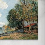 Moret, le rive del fiume Loing - Alfred Sisley Alfred Sisley senza