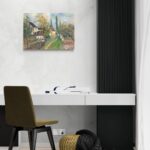 Un sentiero a Sablons - Alfred Sisley Alfred Sisley scena-2-70x50-senza