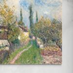 Un sentiero a Sablons - Alfred Sisley Alfred Sisley senza