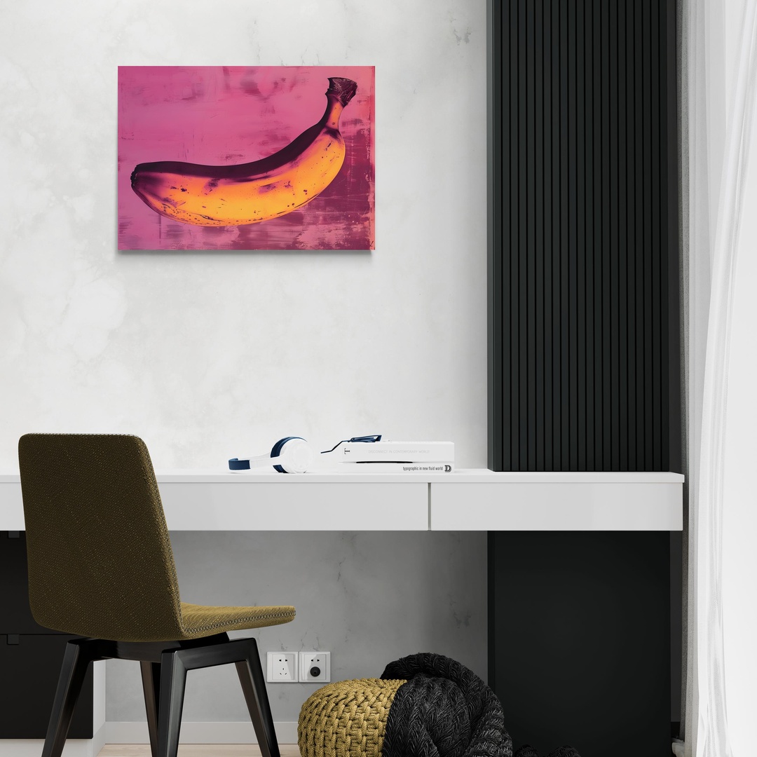 banana-su-sfondo-fucsia-scena-2-70x50-senza.jpg Riflessi di Freschezza: Banana su Sfondo Fucsia scena-2-70x50-senza