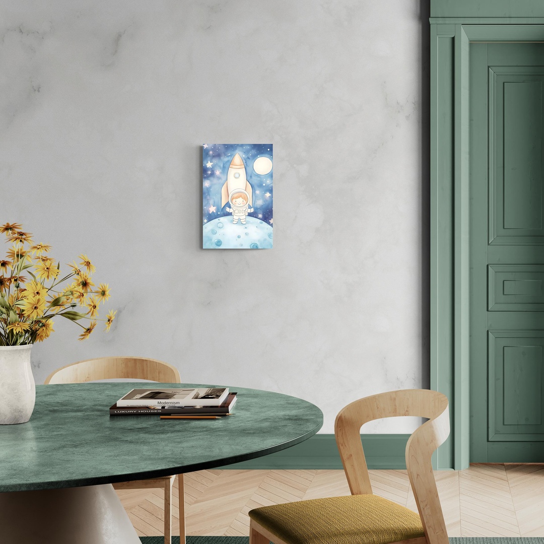 Sogni di Stelle: L'Avventura del Piccolo Astronauta scena-1-40x60-senza