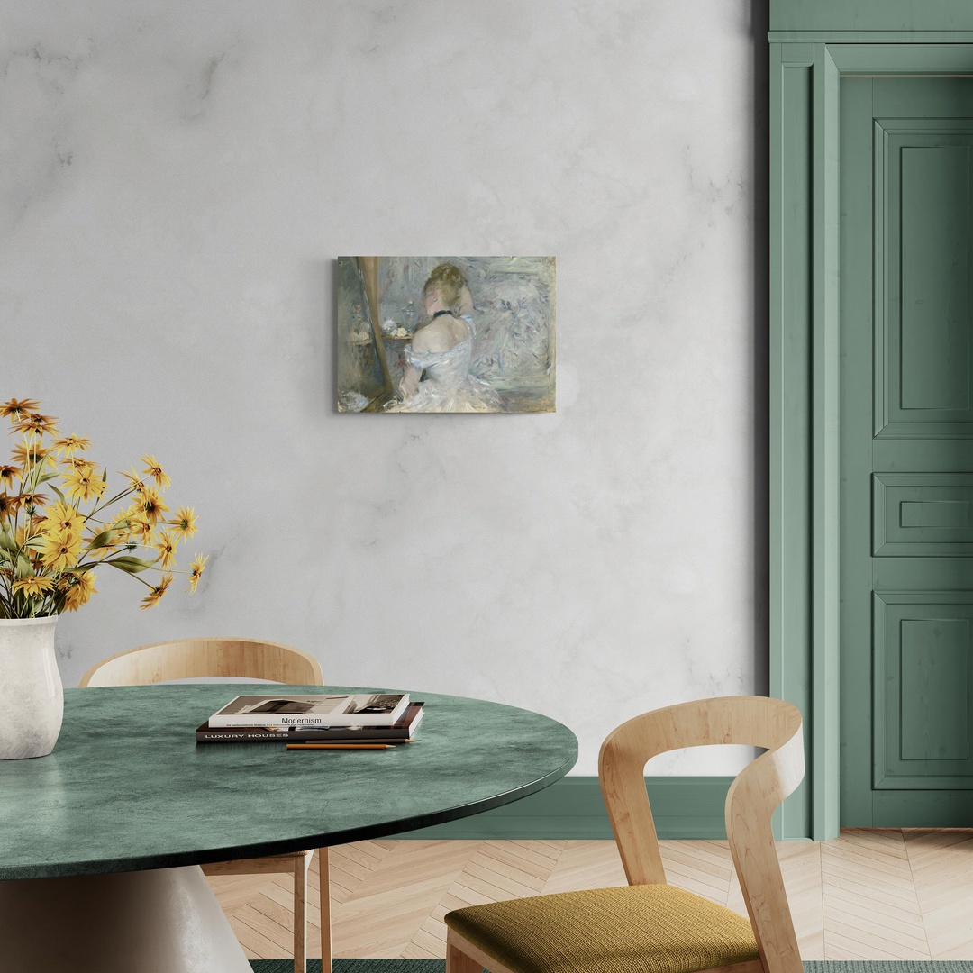 Donna alla sua toilette - Berthe Morisot Berthe Morisot scena-1-70x50-senza