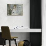 Donna alla sua toilette - Berthe Morisot Berthe Morisot scena-2-70x50-senza