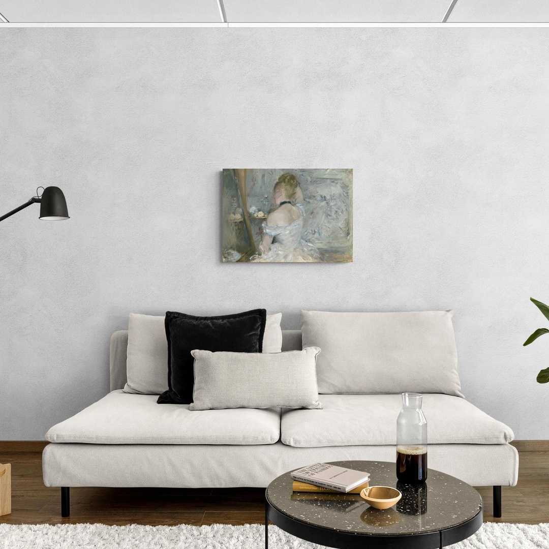 Donna alla sua toilette - Berthe Morisot Berthe Morisot scena-3-70x50-senza