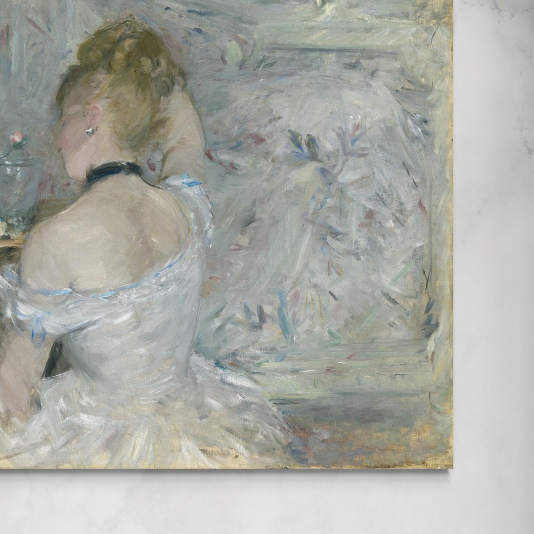 Donna alla sua toilette - Berthe Morisot Berthe Morisot senza