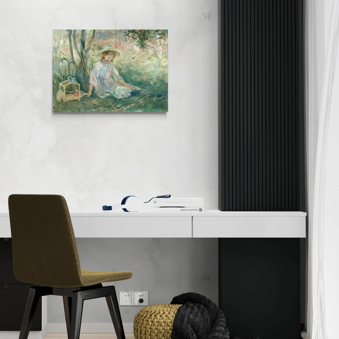 Sotto l'albero d'arancio - Berthe Morisot Berthe Morisot scena-2-70x50-senza