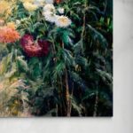 Crisantemi - Caillebotte Gustave Caillebotte senza