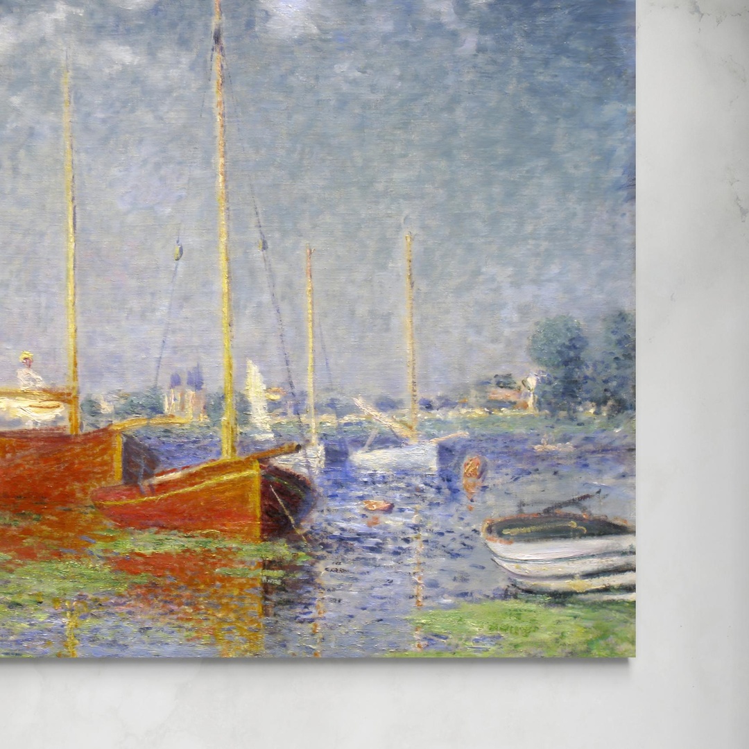Barche rosse - Claude Monet Claude Monet senza