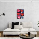 Cuori Vibranti: Un Omaggio alla Pop Art scena-3-50x70-senza