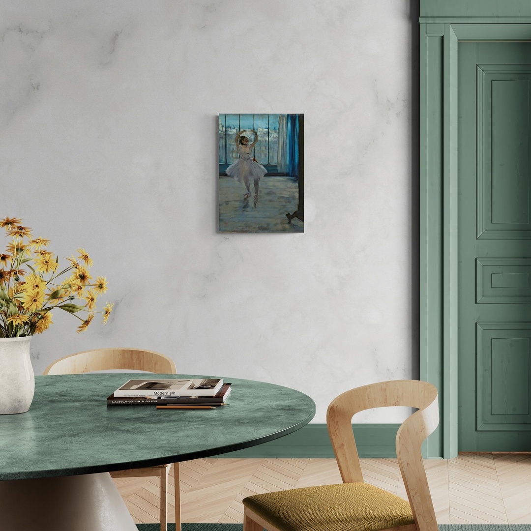 Ballerina in posa - Edgar Degas Edgar Degas scena-1-50x70-senza