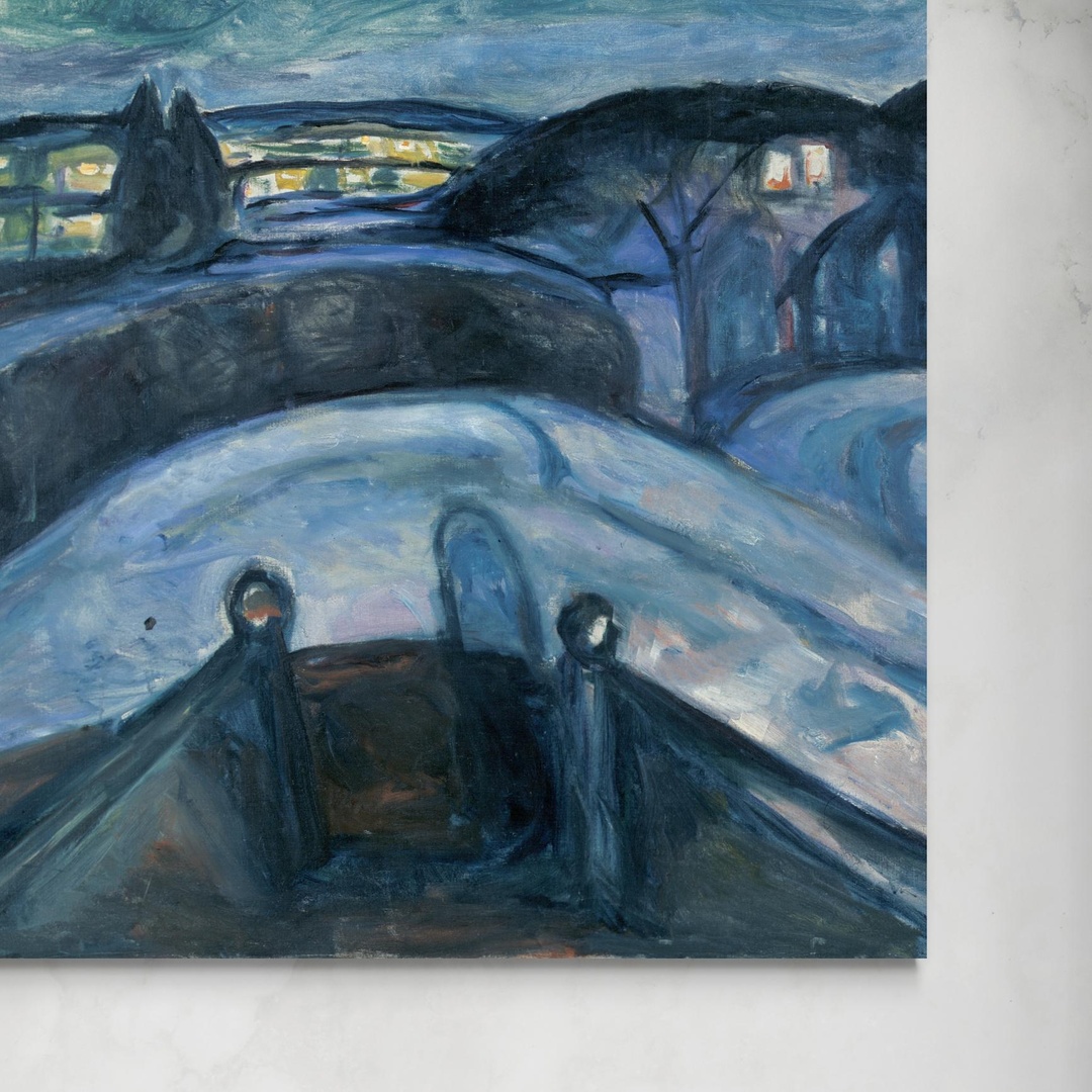 Starry Night - Edvard Munch Edvard Munch senza