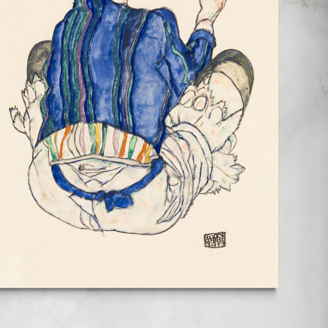Donna seduta - Egon Schiele Egon Schiele senza
