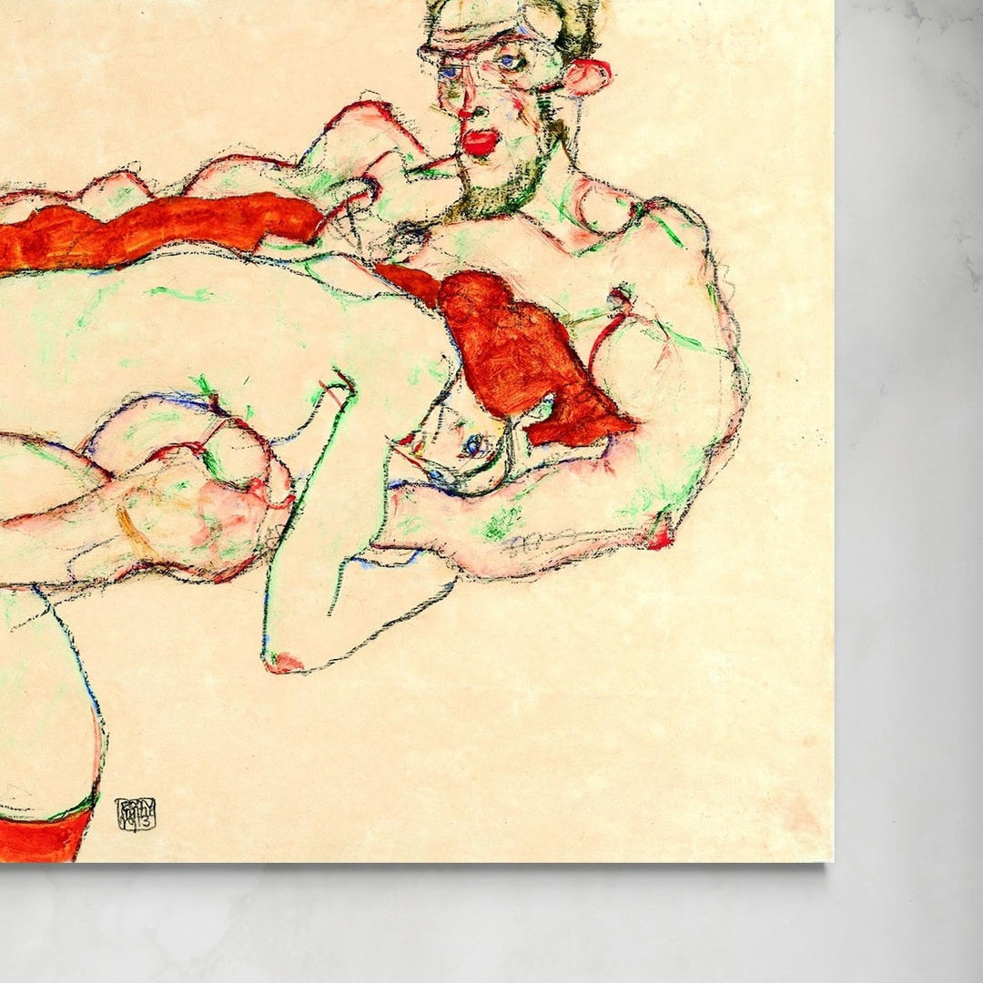 Lovers - Egon Schiele Egon Schiele senza