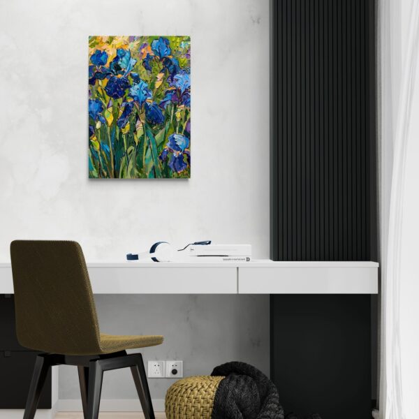 Sogni Blu: Giardino di Iris scena-2-50x70-senza