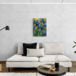 Sogni Blu: Giardino di Iris scena-3-50x70-senza