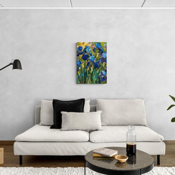 Sogni Blu: Giardino di Iris scena-3-50x70-senza