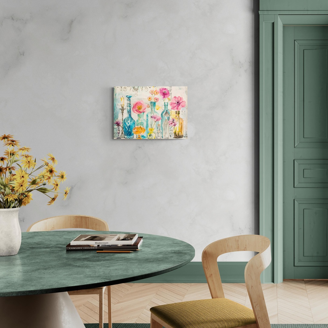 fiori-e-bottiglie-scena-1-70x50-senza.jpg Eleganza Fiorita e Bottiglie Colorate scena-1-70x50-senza