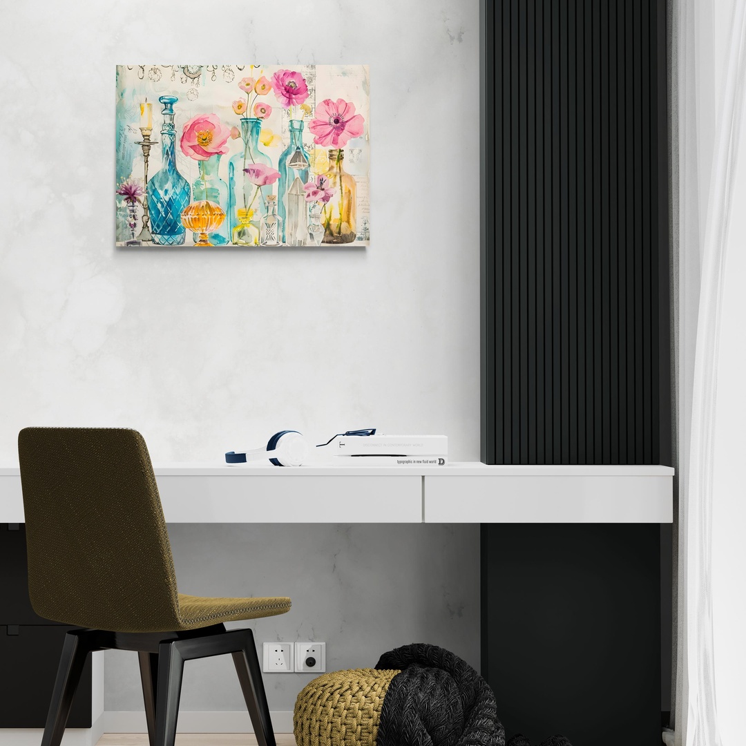 fiori-e-bottiglie-scena-2-70x50-senza.jpg Eleganza Fiorita e Bottiglie Colorate scena-2-70x50-senza