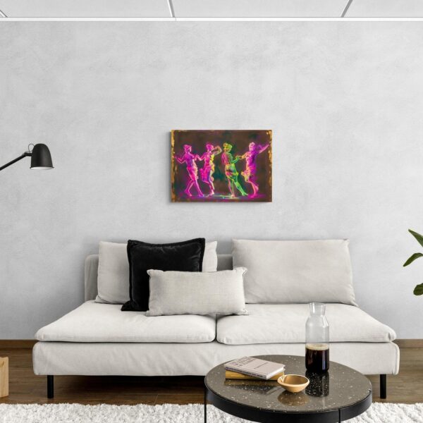 Ritmi Fluo: Danza delle Muse scena-3-70x50-senza