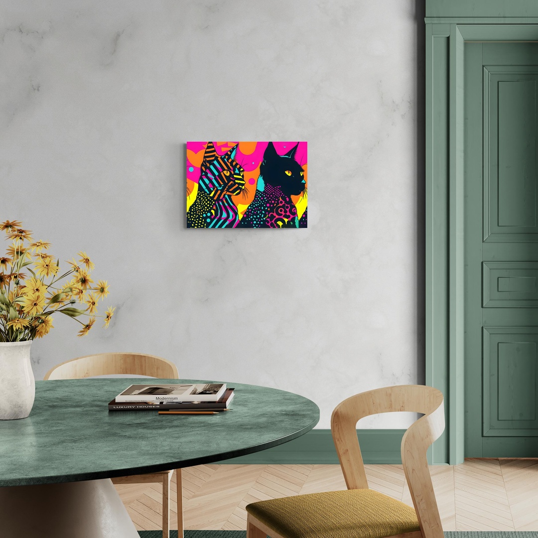 funky-cats-scena-1-70x50-senza.jpg Ritratto di Felini Funky scena-1-70x50-senza