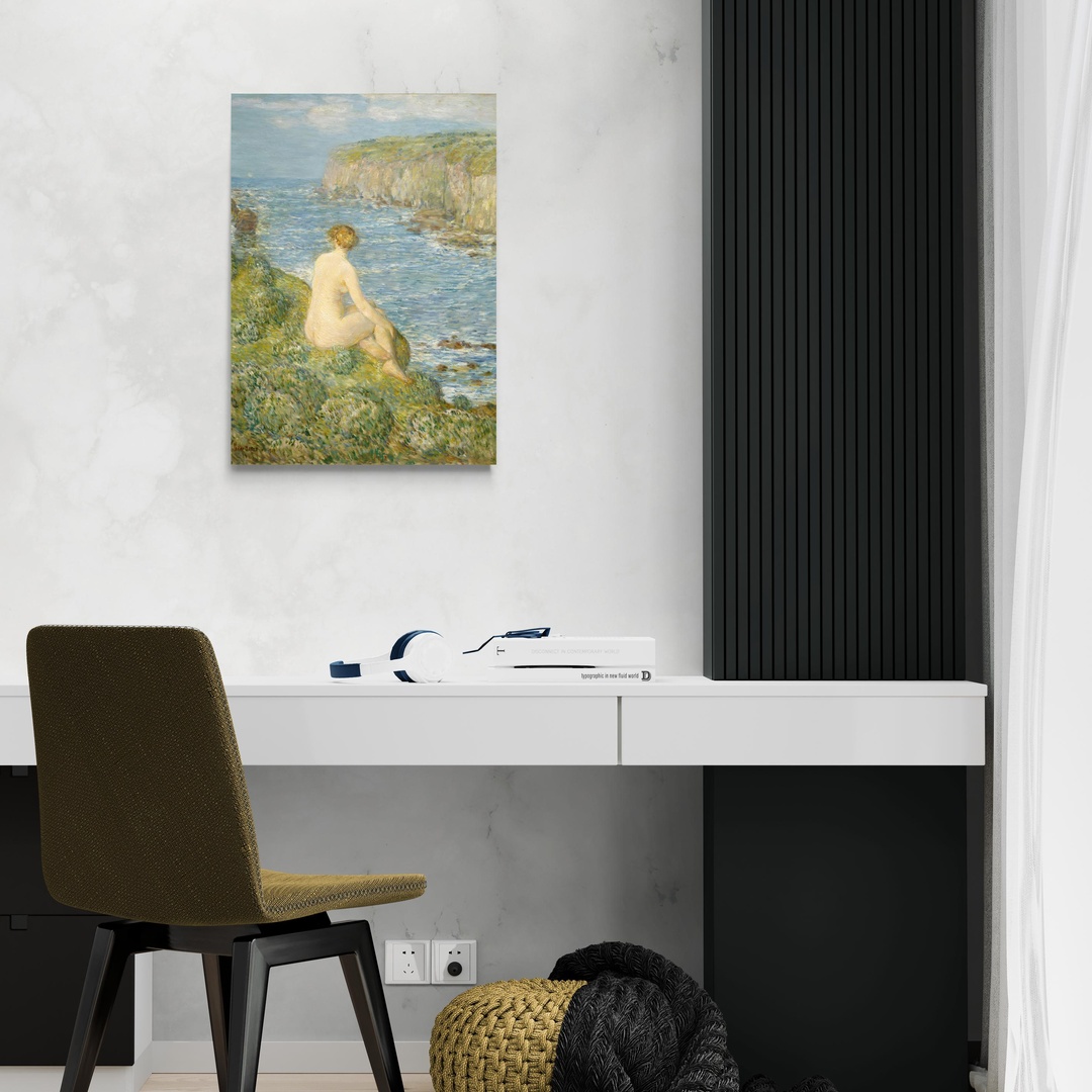 hassam-the-nymph-and-sea-scena-2-50x70-senza.jpg The Nymph and Sea - Hassam Childe Hassam scena-2-50x70-senza