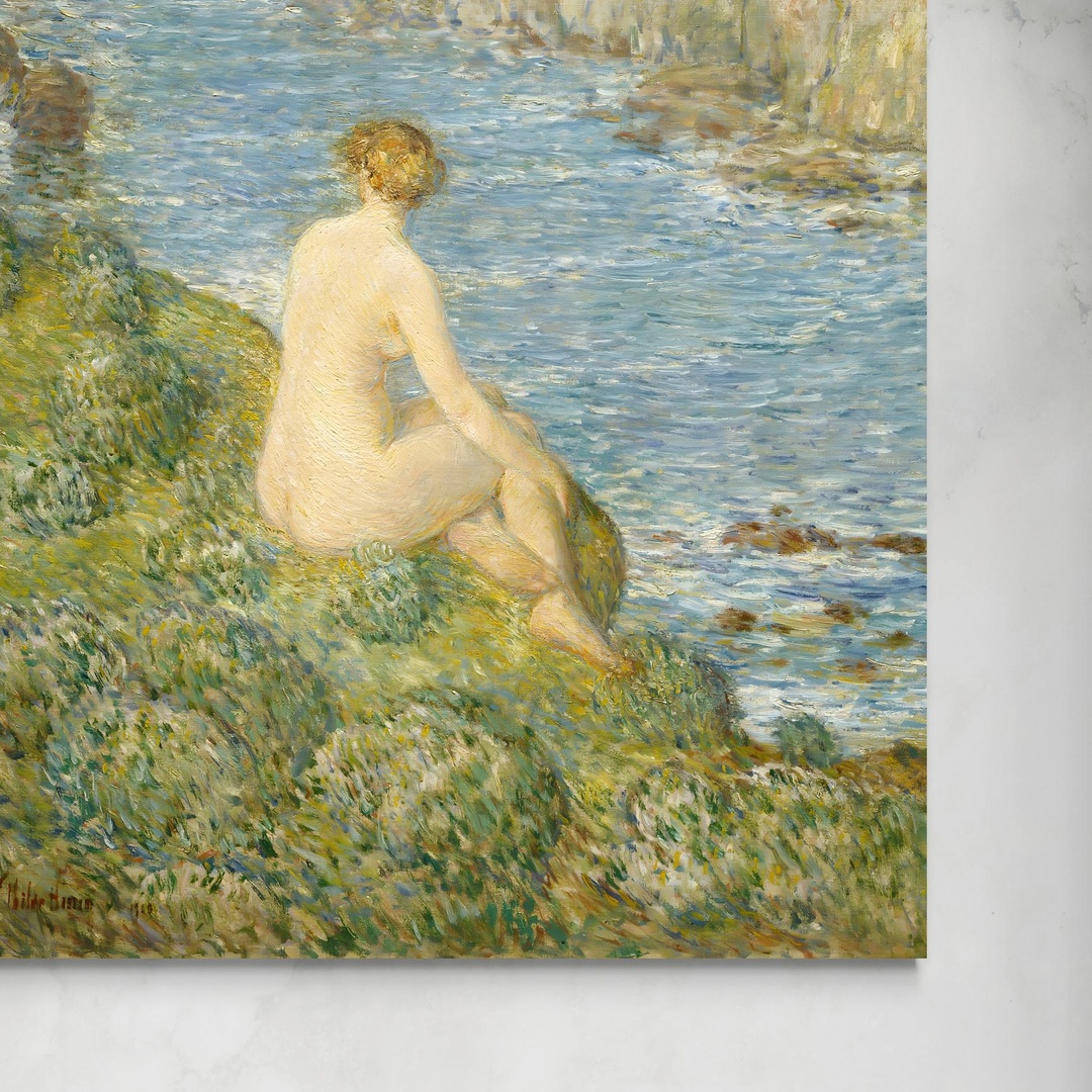 hassam-the-nymph-and-sea-senza.jpg The Nymph and Sea - Hassam Childe Hassam senza