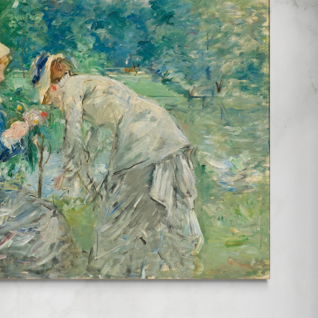 In the Bois de Boulogne - Berthe Morisot Berthe Morisot senza