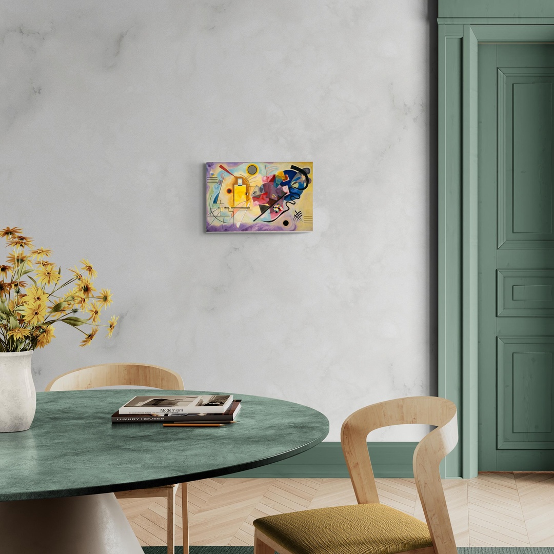 Giallo-Rosso-Verde - Kandinskij Wassily Kandinskij scena-1-60x40-senza