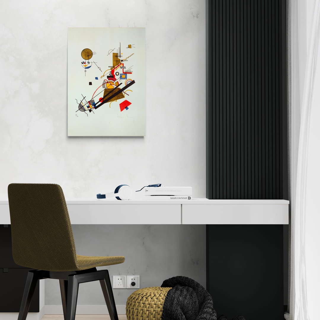 Joyful Ascension - Kandinskij Wassily Kandinskij scena-2-50x70-senza