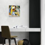 Study for Painting with White Form - Kandinskij Kandinskij scena-2-50x50-senza