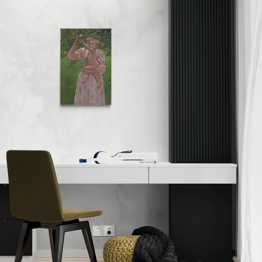 Child picking a fruit - Mary Cassatt Mary Cassatt scena-2-40x60-senza