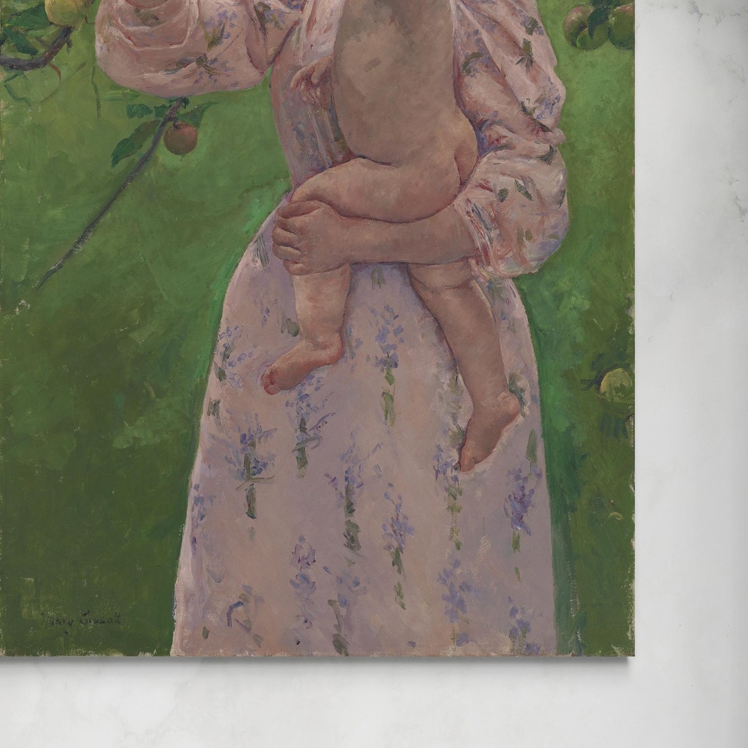 Child picking a fruit - Mary Cassatt Mary Cassatt senza