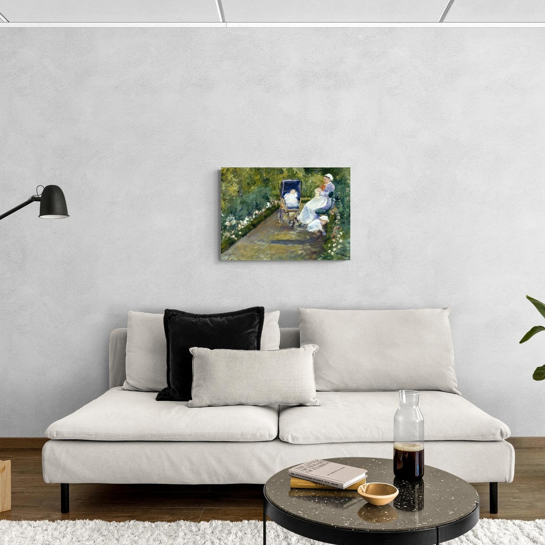 Children in a garden (The Nurse) - Mary Cassatt Mary Cassatt scena-3-70x50-senza