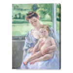 Mother and Child in the Conservatory - Mary Cassatt