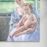 Mother and Child in the Conservatory - Mary Cassatt Mary Cassatt senza