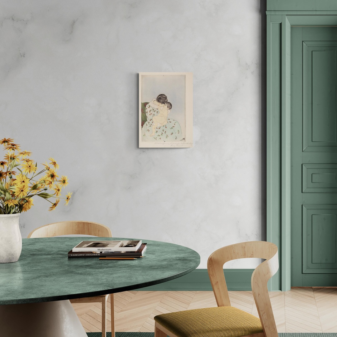 Mother's Kiss - Mary Cassatt Mary Cassatt scena-1-50x70-senza