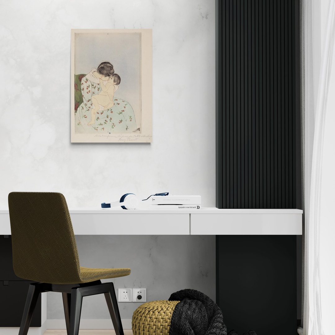 Mother's Kiss - Mary Cassatt Mary Cassatt scena-2-50x70-senza