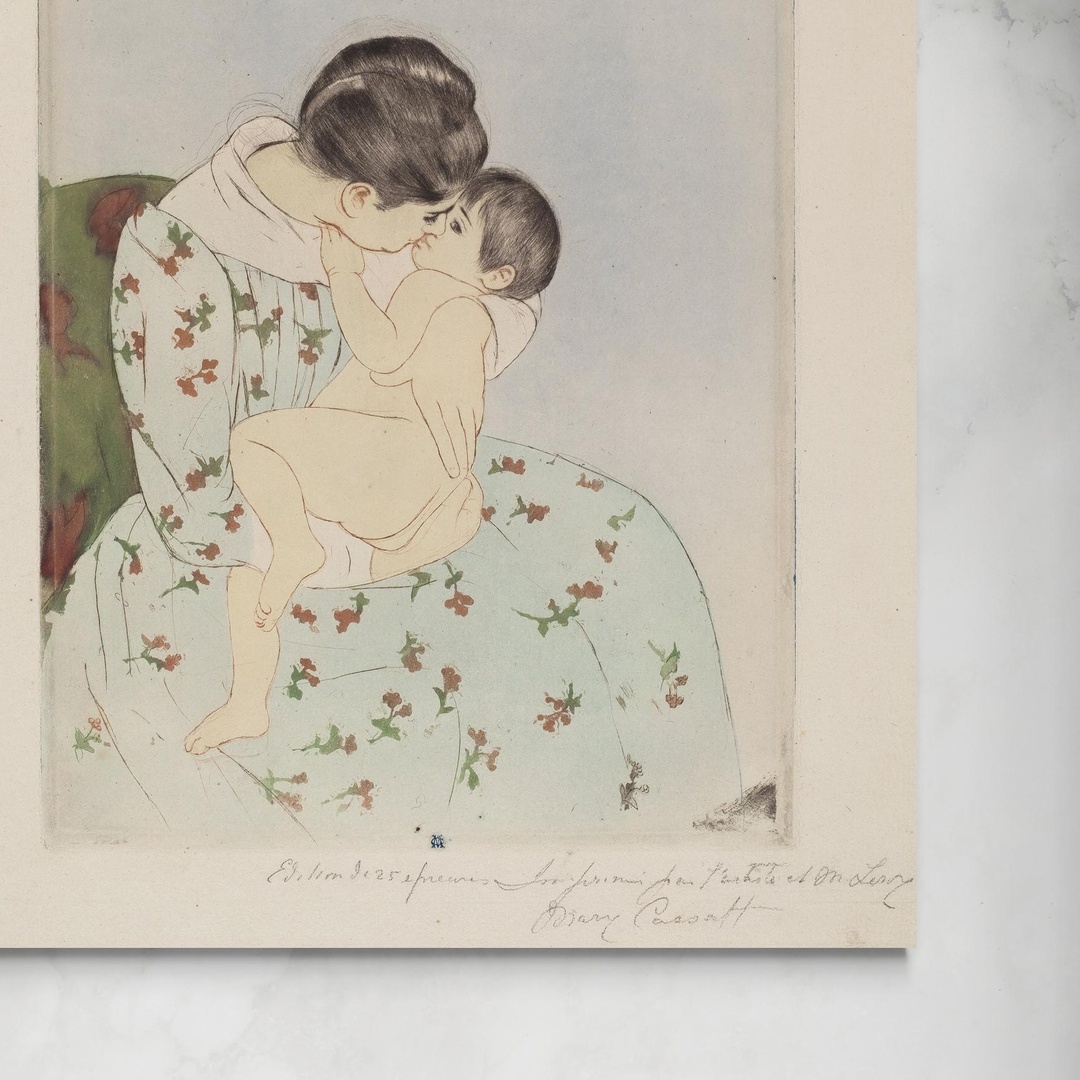 Mother's Kiss - Mary Cassatt Mary Cassatt senza
