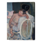 Seated woman with a child in her arms - Mary Cassatt