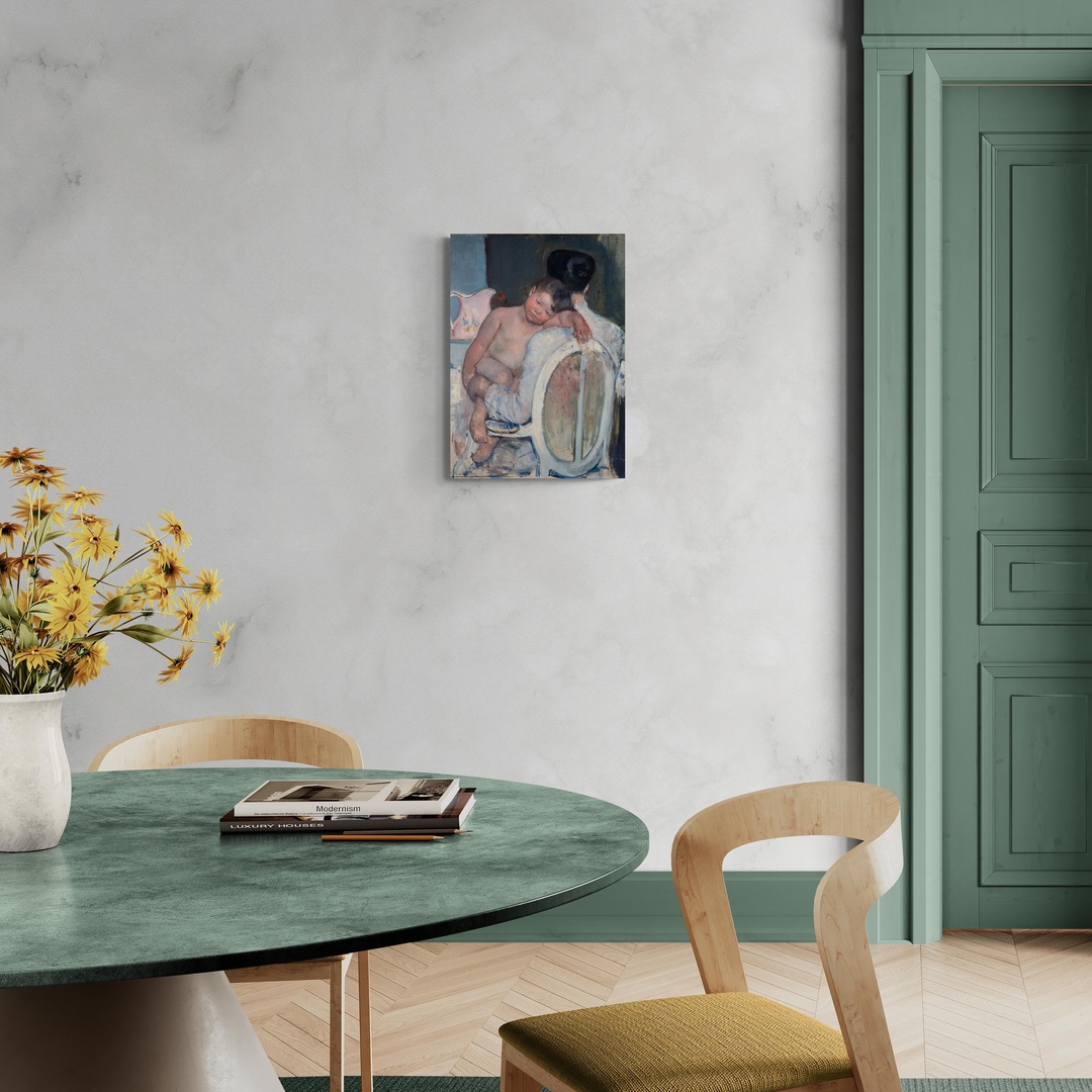 Seated woman with a child in her arms - Mary Cassatt Mary Cassatt scena-1-50x70-senza