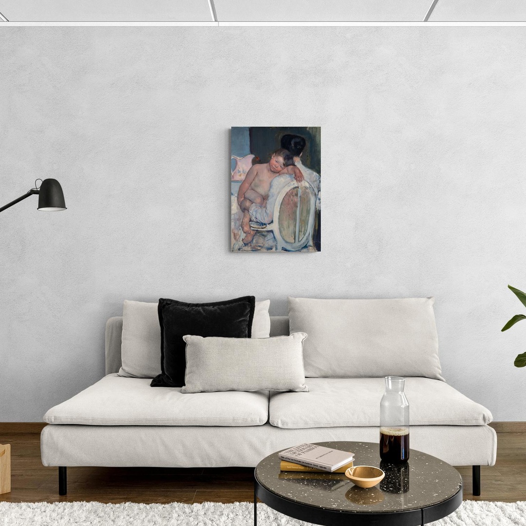 Seated woman with a child in her arms - Mary Cassatt Mary Cassatt scena-3-50x70-senza