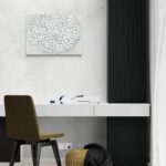 Composition 10 in black and white - Piet Mondrian Piet Mondrian scena-2-70x50-senza