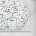 Composition 10 in black and white - Piet Mondrian Piet Mondrian senza