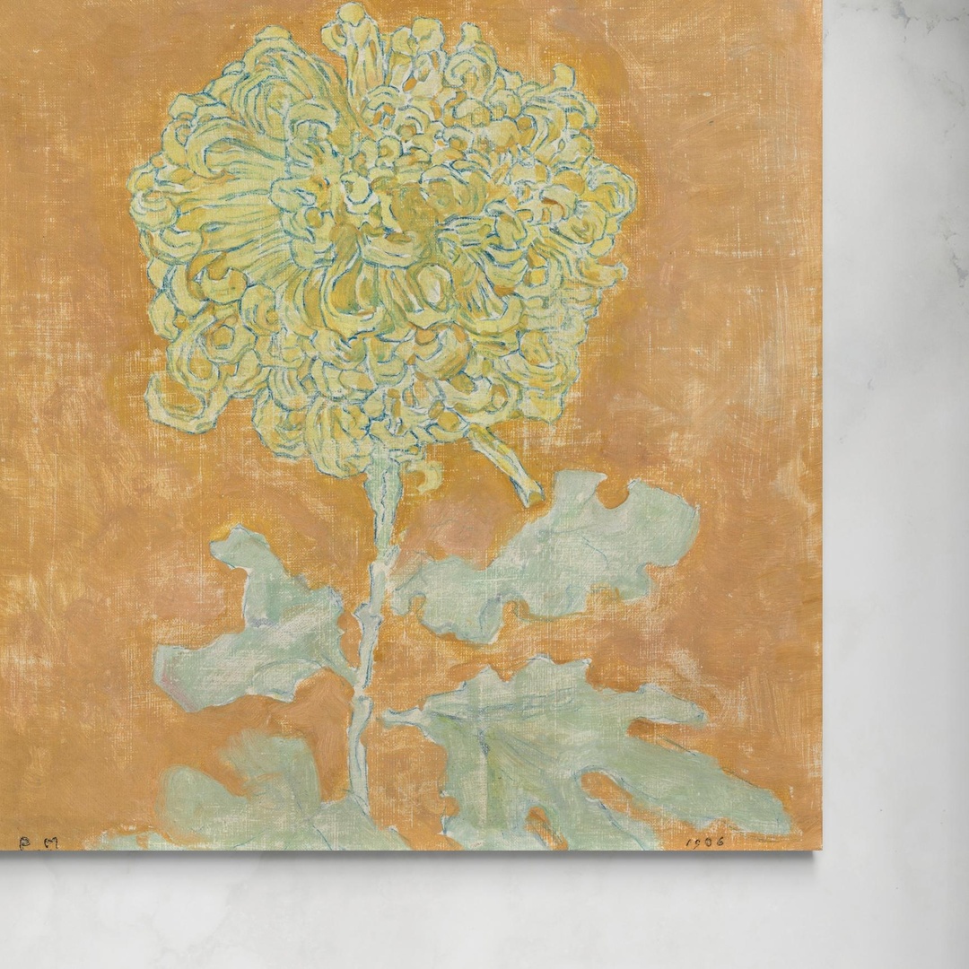 mondrian-chrysanthemum-senza.jpg Chrysanthemum - Mondrian Piet Mondrian senza