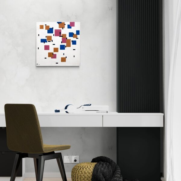 Composition in colour - Mondrian Piet Mondrian scena-2-50x50-senza