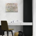 Composition - Piet Mondrian Piet Mondrian scena-2-70x50-senza