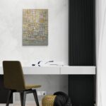 Composition - Piet Mondrian Piet Mondrian scena-2-50x70-senza