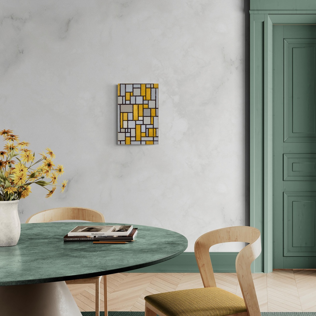 mondrian-composition-with-grid-1-scena-1-40x60-senza.jpg Composition with Grid #1 - Piet Mondrian Piet Mondrian scena-1-40x60-senza